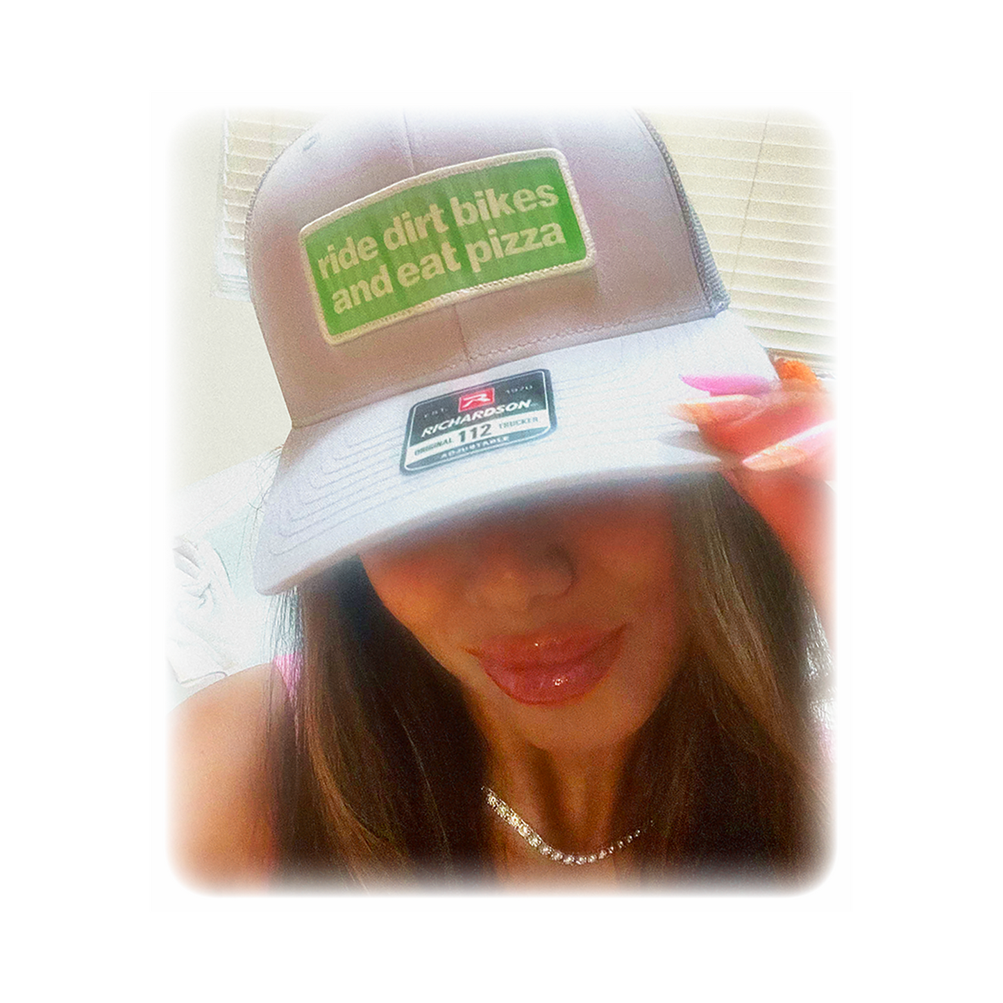 FAHQ Ride Dirtbikes and Eat Pizza Hat
