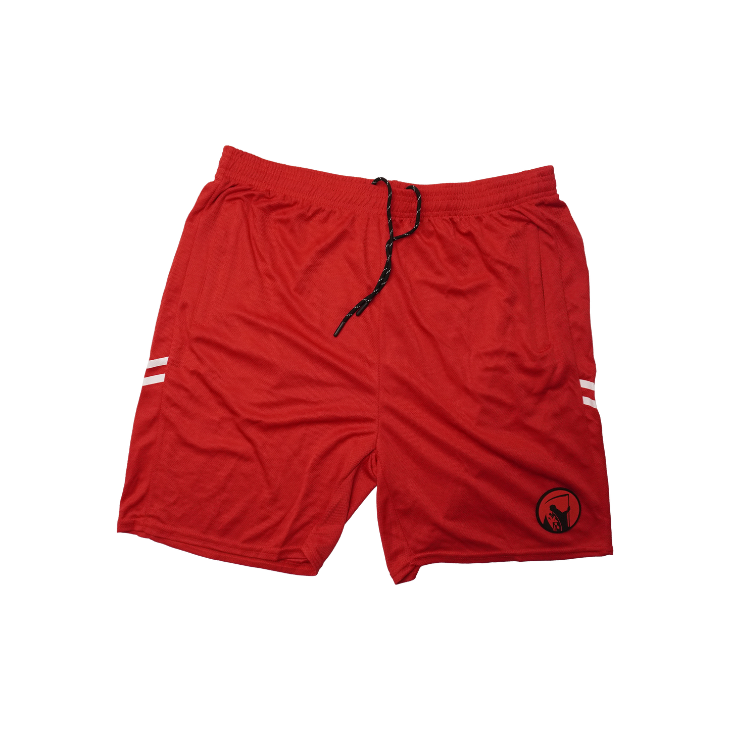 'Reaper' Mesh Shorts, Red